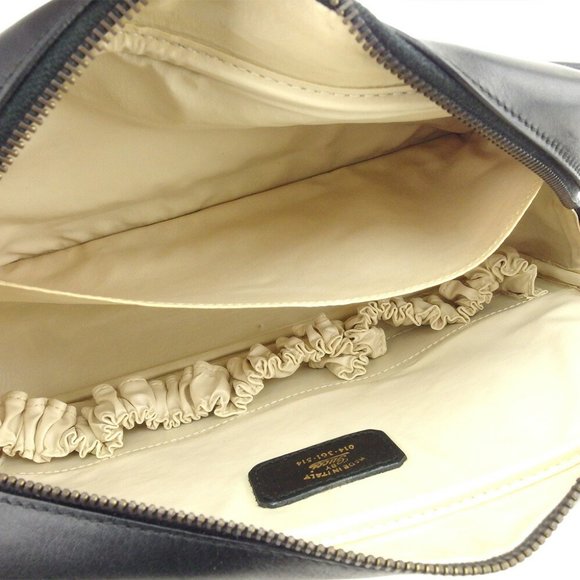 GUCCI Clutch Bag Double G Leather Auth USED T7728 - Picture 2 of 6